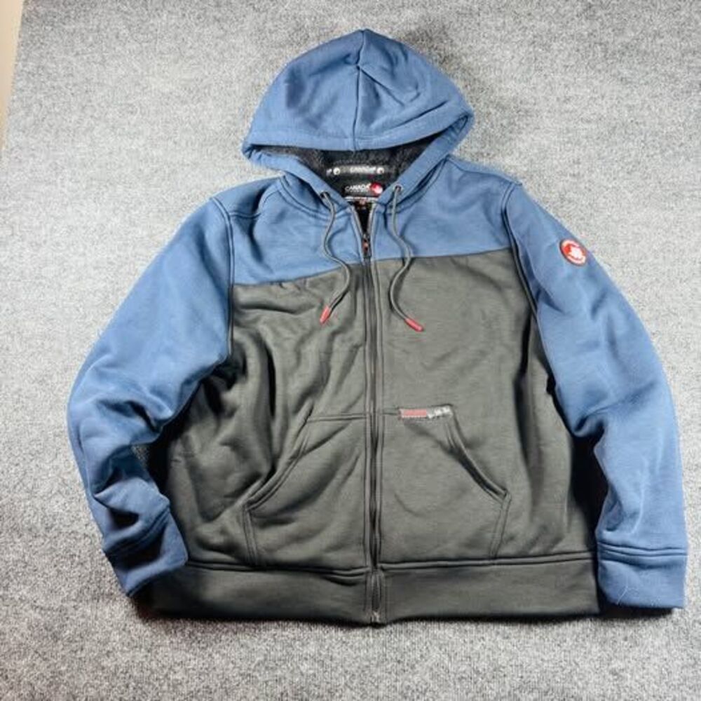 Canada Weather Gear Color-Block Full-Zip Hoodie - [XL]